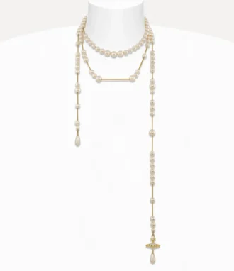 Collar de perlas rotas