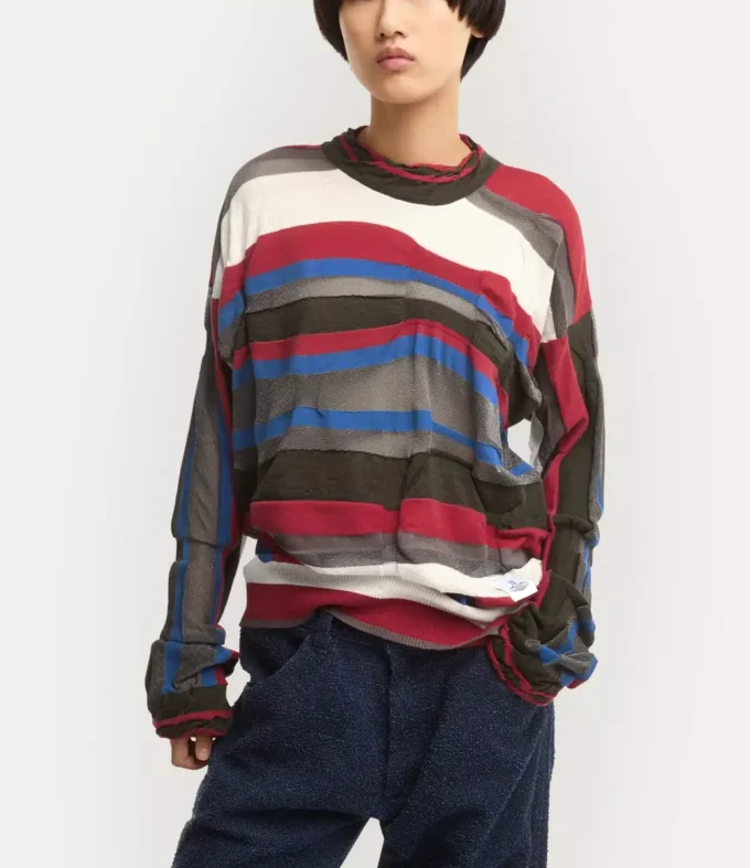 Jersey Drunken Striped Jersey Drunken Striped