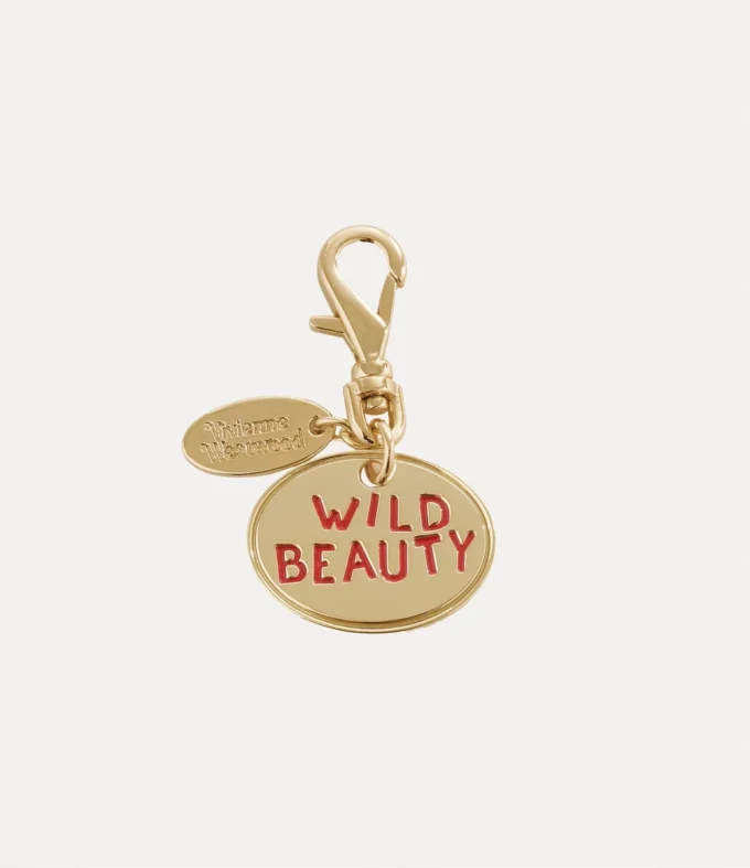 Llavero con charm de perro Wild Beauty Llavero con charm de perro Wild Beauty