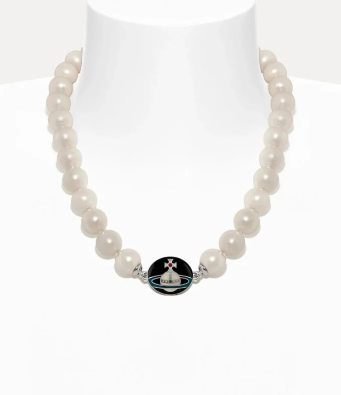 Man. Collar Loelia Large Pearl Man. Collar Loelia Large Pearl