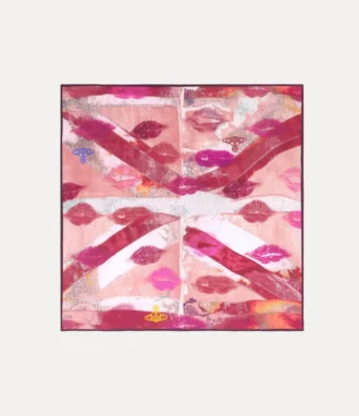 Pañuelo cuadrado Union Jack Kiss Pañuelo cuadrado Union Jack Kiss