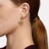 Pendientes Mini Bas Relief Drop Pendientes Mini Bas Relief Drop