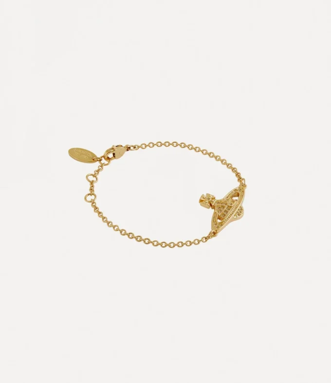Pulsera con cadena en mini relieve Pulsera con cadena en mini relieve