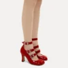 Zapatos Animal Toe Three-Strap