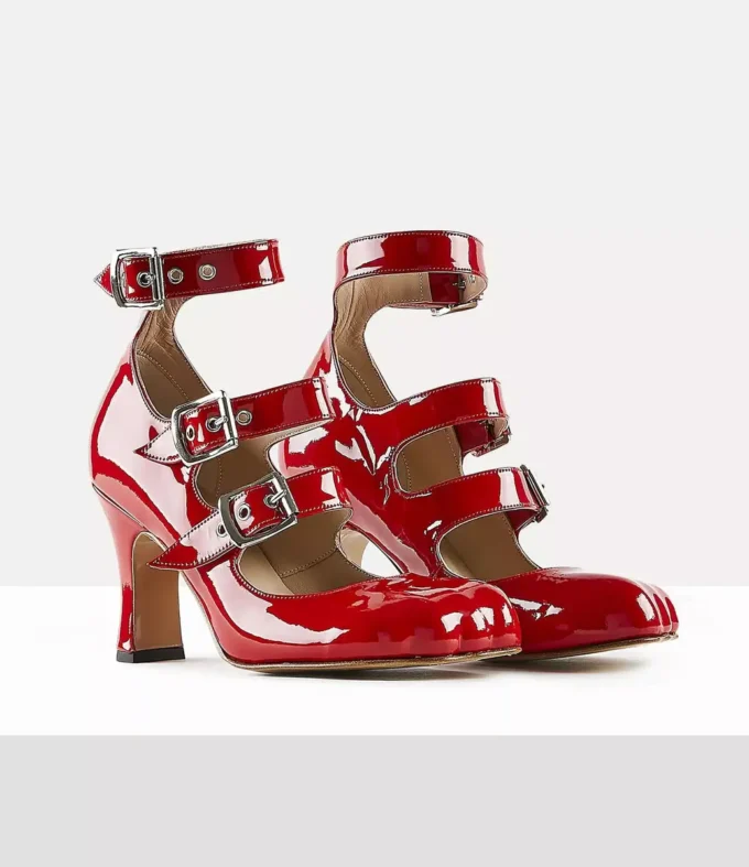 Zapatos Animal Toe Three-Strap