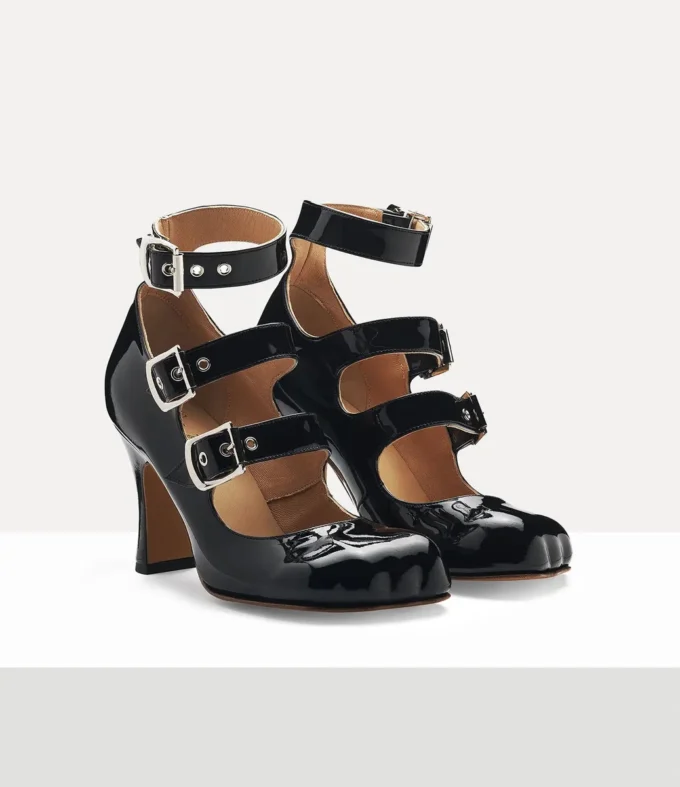 Zapatos Animal Toe Three-Strap
