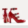 Zapatos Animal Toe Three-Strap