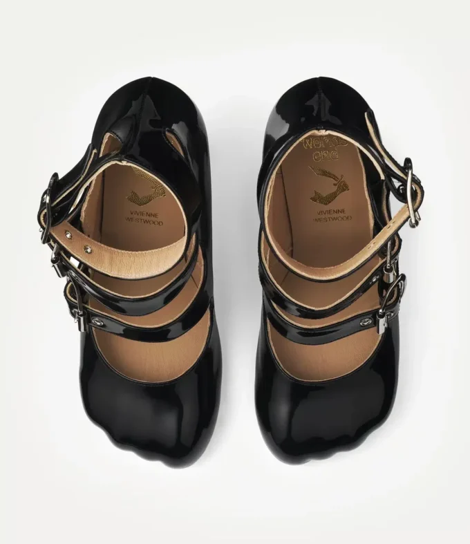 Zapatos Animal Toe Three-Strap