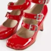 Zapatos Animal Toe Three-Strap